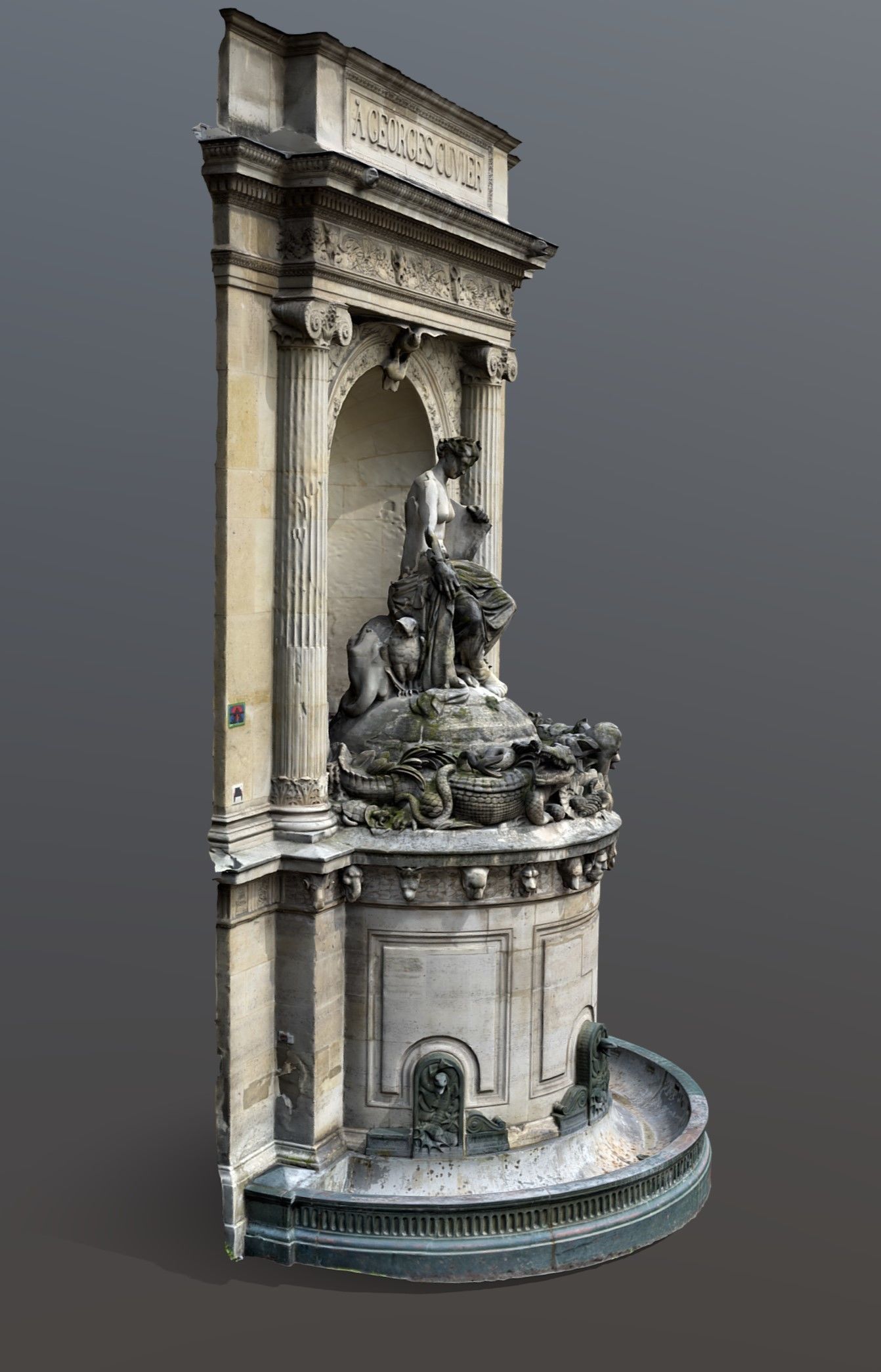 Cuvier Fountain 3D model_3