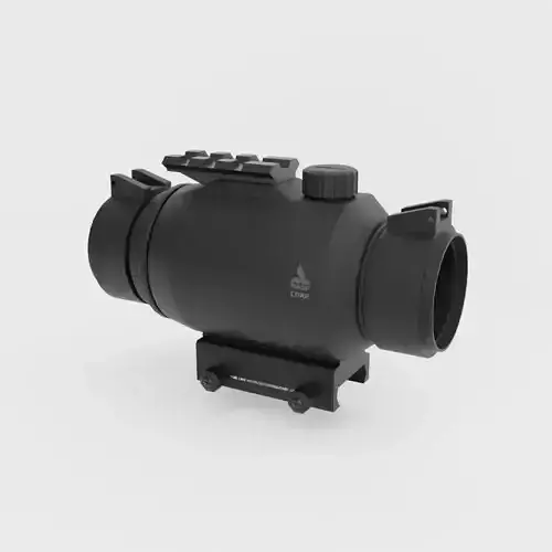 3x HOLO Sight Low-poly 3D model