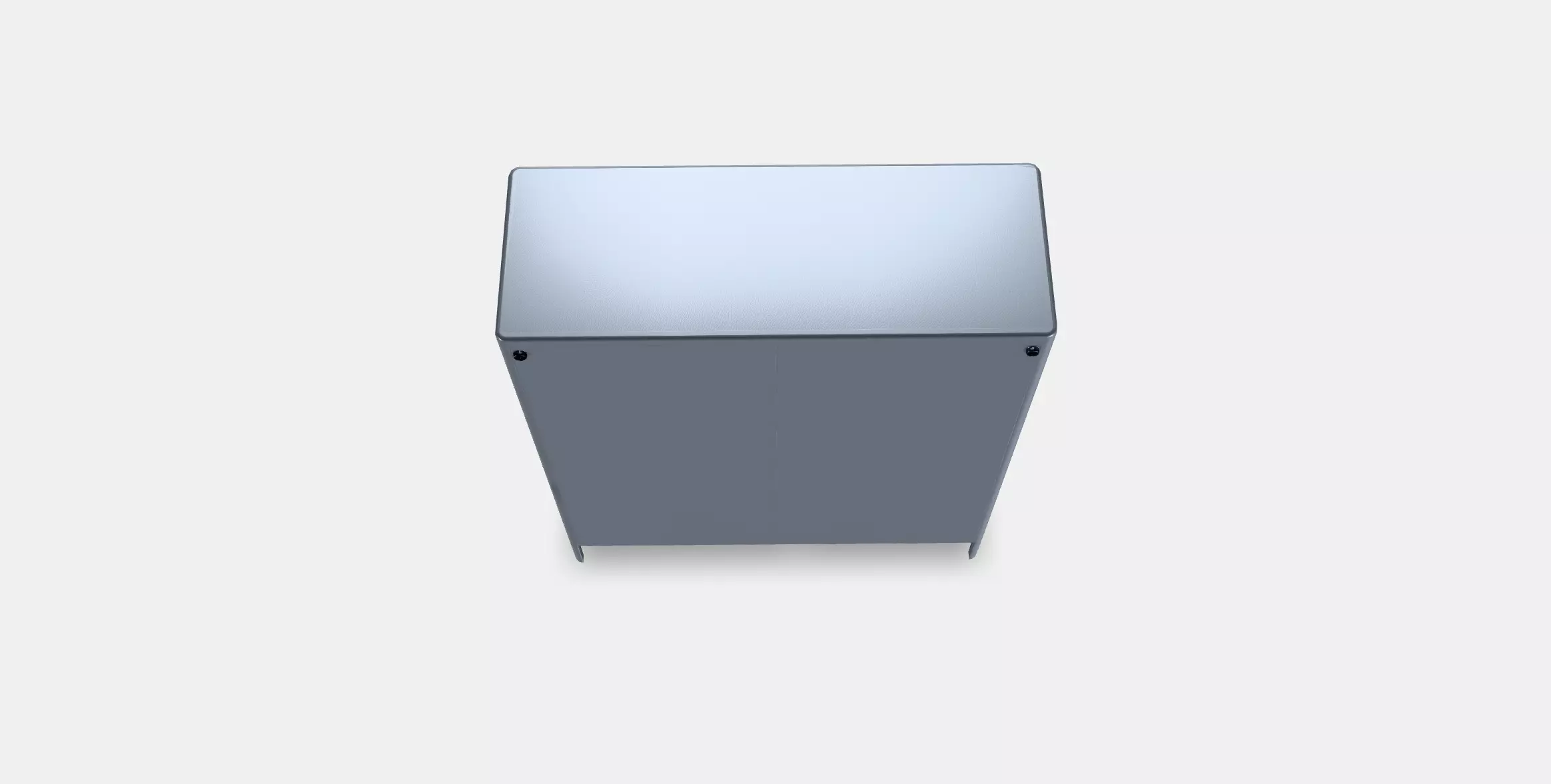 IDASEN Cabinet with sliding glass doors 1 Low-poly 3D model