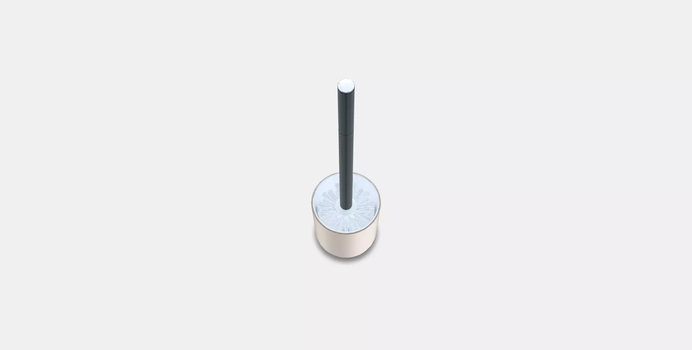 EKOLN Toilet brush 1 Low-poly 3D model_0