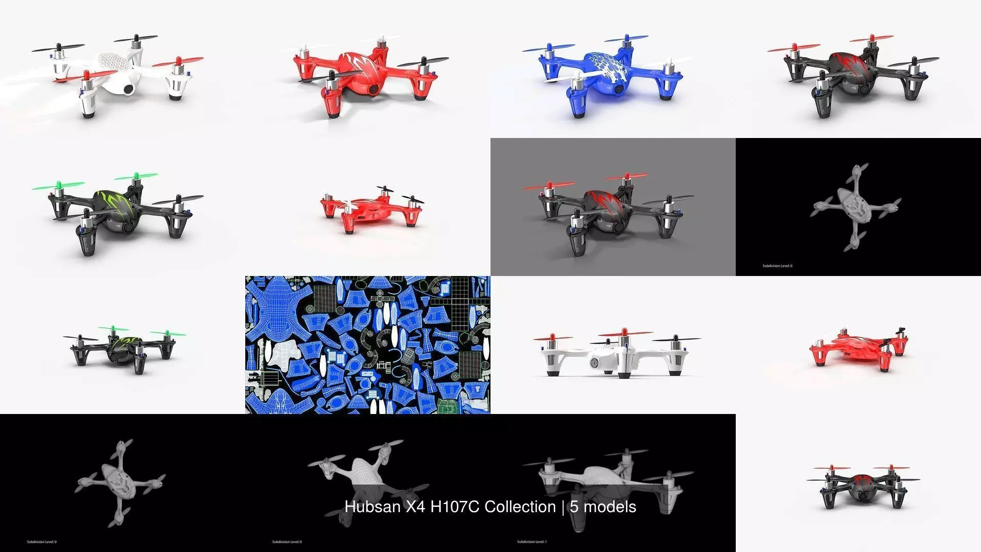 Hubsan X4 H107C Collection _1