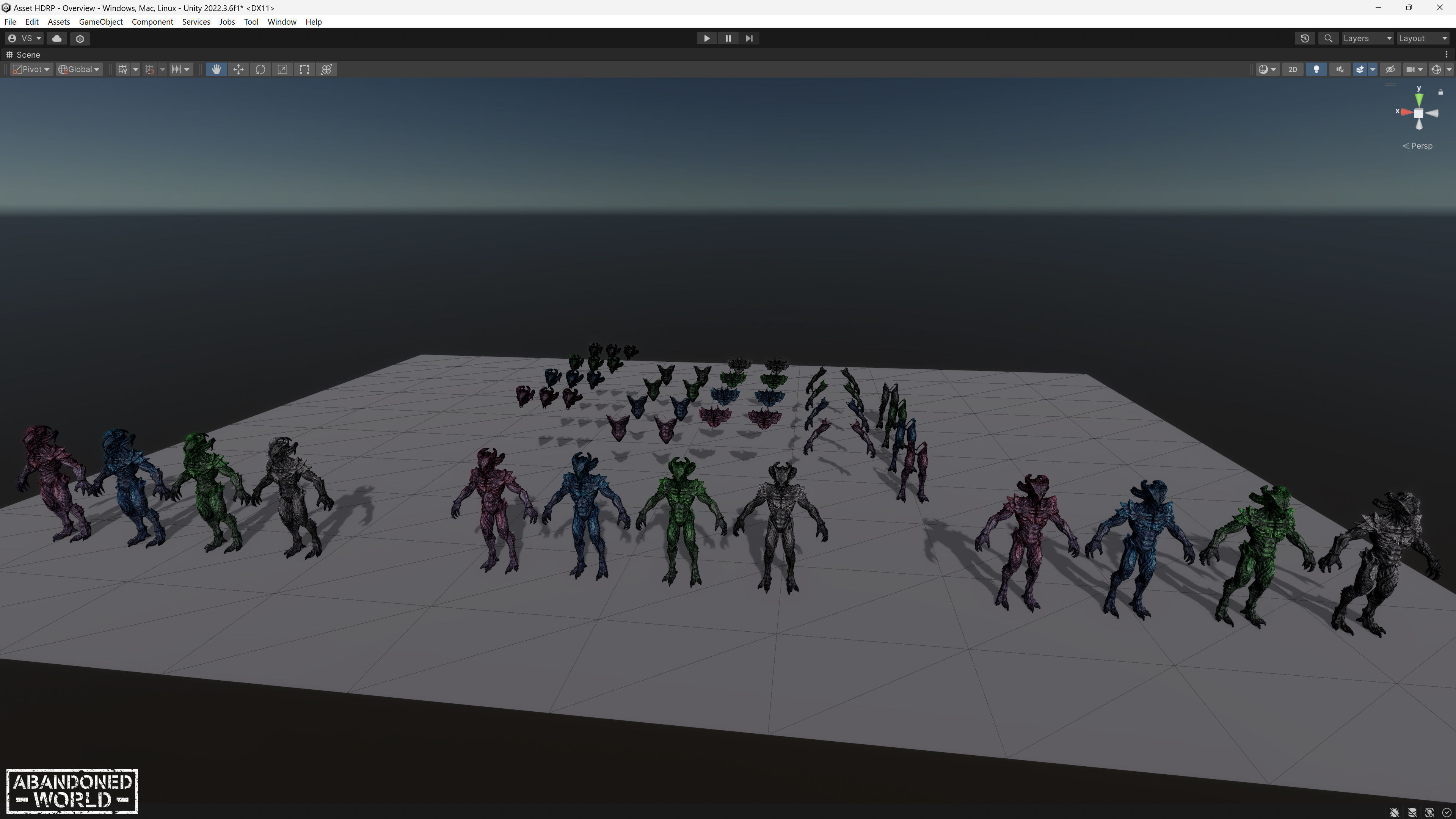 Alien Low-poly 3D model_29