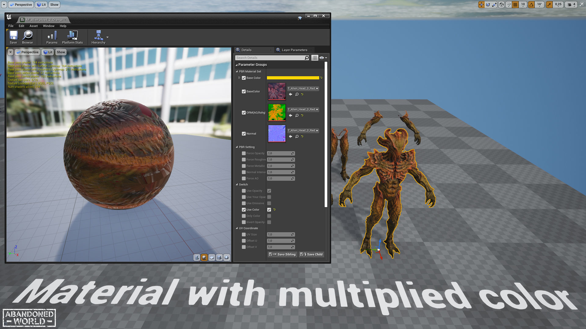 Alien Low-poly 3D model_26