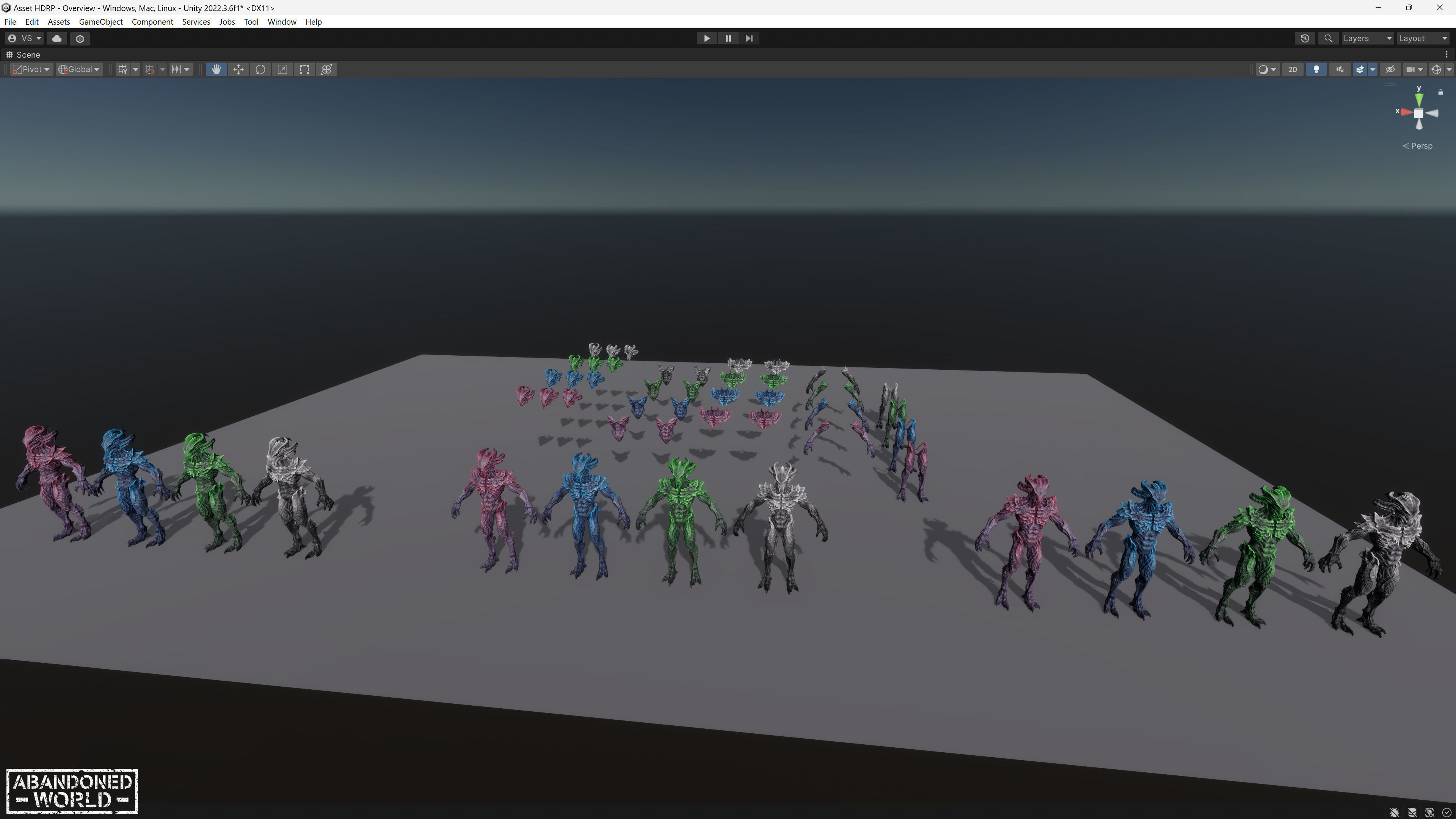 Alien Low-poly 3D model_28