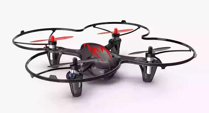 Hubsan X4 H107C BlackRed Propeller Guard