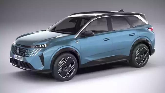Peugeot E-5008 2025 3D model