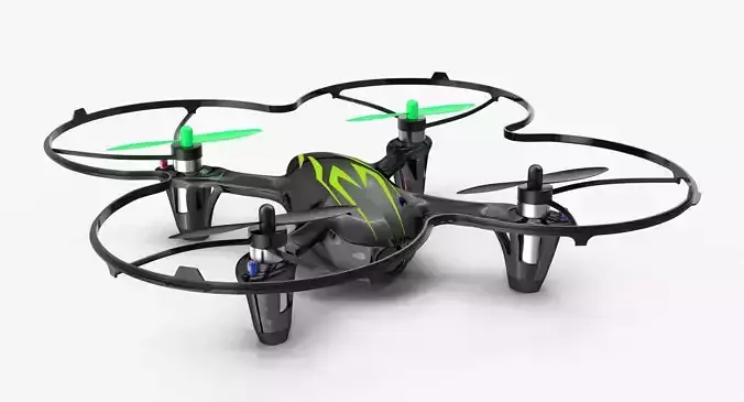 Hubsan X4 H107C BlackGreen Propeller Guard