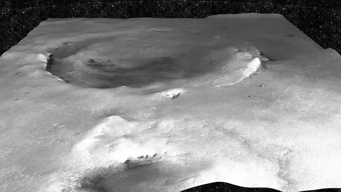 Themis Martian Crater