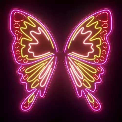 Butterfly Wings Neon Sign