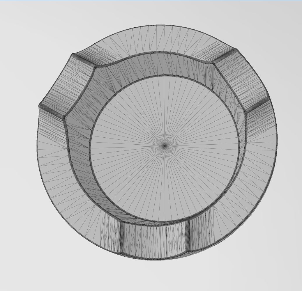 CC fashion brand pattern carved ashtray bowl  3D print model_14