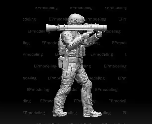 US RANGER SOLDIER 3D print model