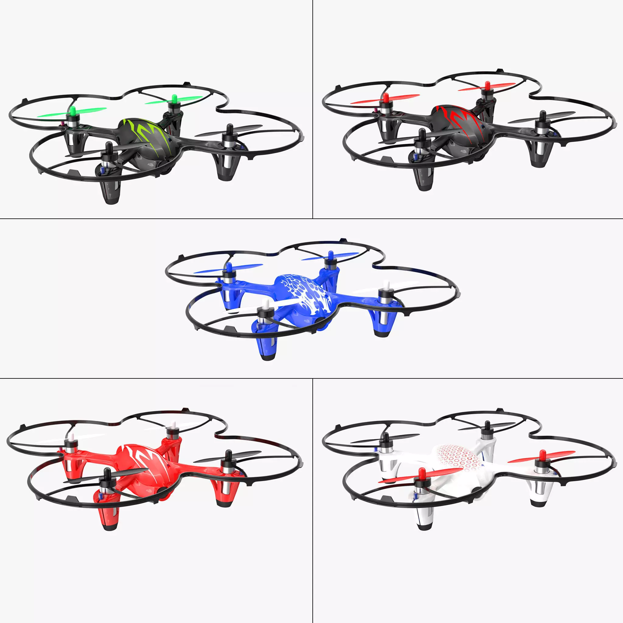 Hubsan X4 H107C Propeller Guard Collection _0