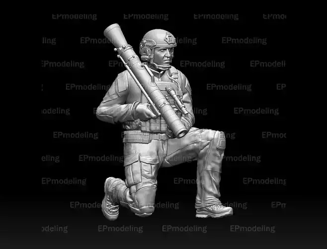 US RANGER SOLDIER 3D print model
