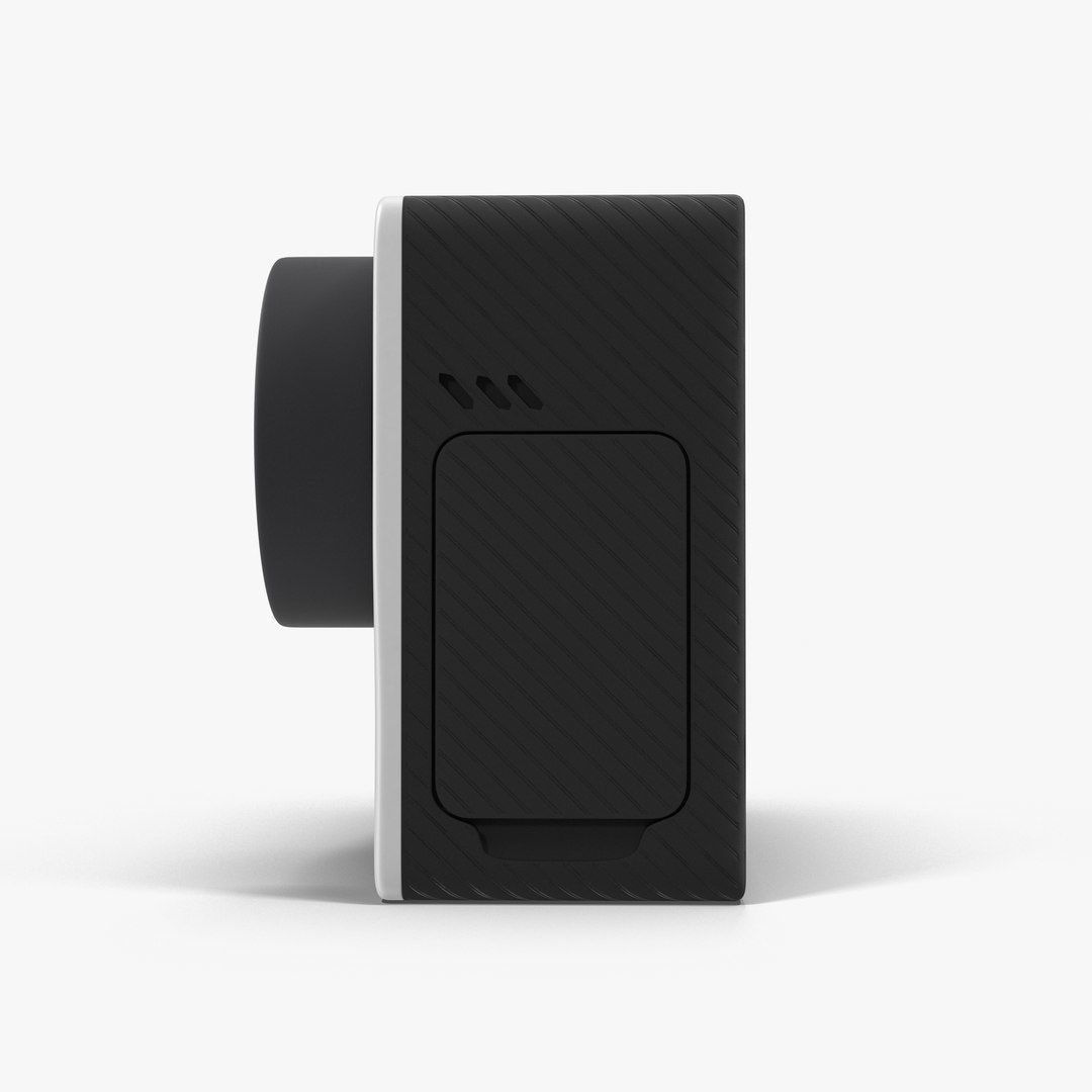 GoPro Hero 4 Silver OnOff Low-poly 3D model_11