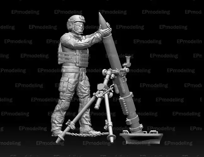 US RANGER SOLDIER 3D print model