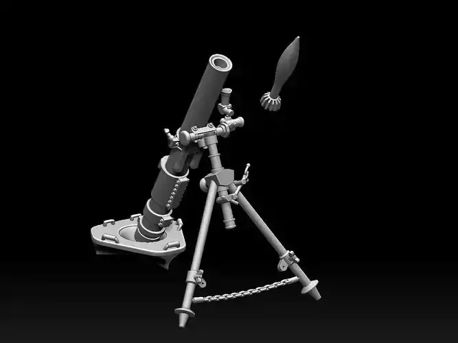 M120 MORTAR CARRIER 3D print model