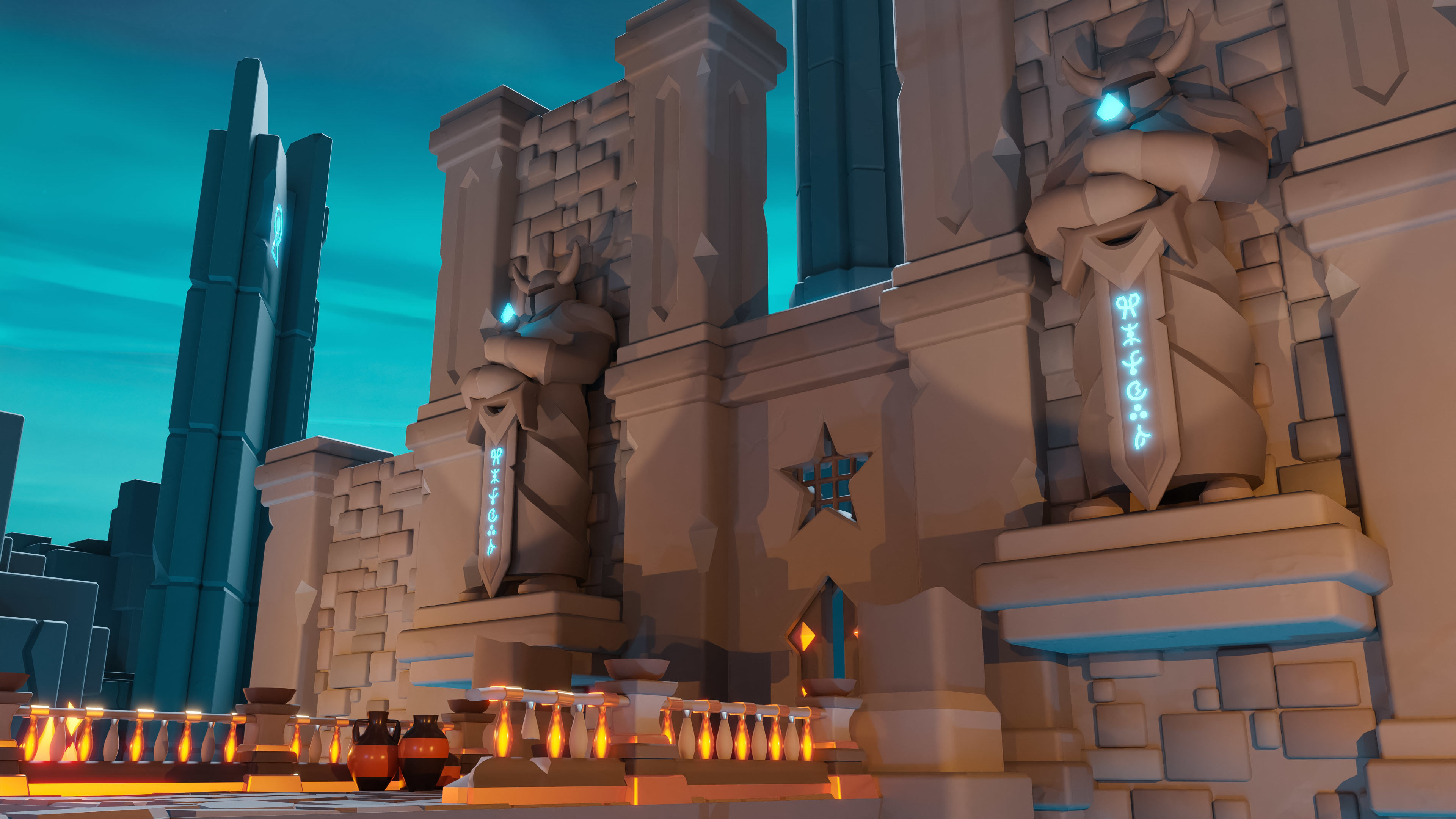 Platformer 8 Underworld Low-poly 3D model_34