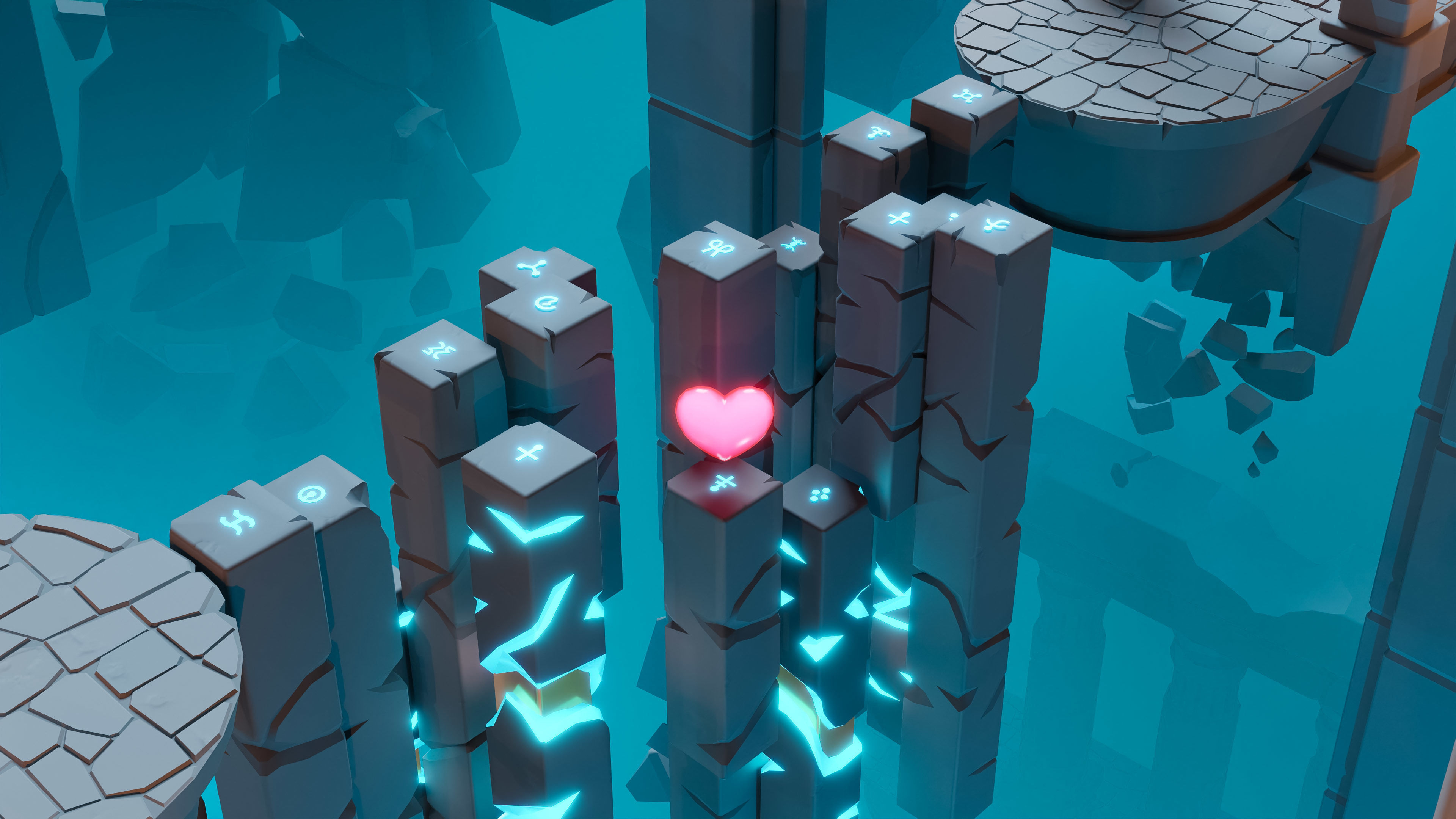 Platformer 8 Underworld Low-poly 3D model_25