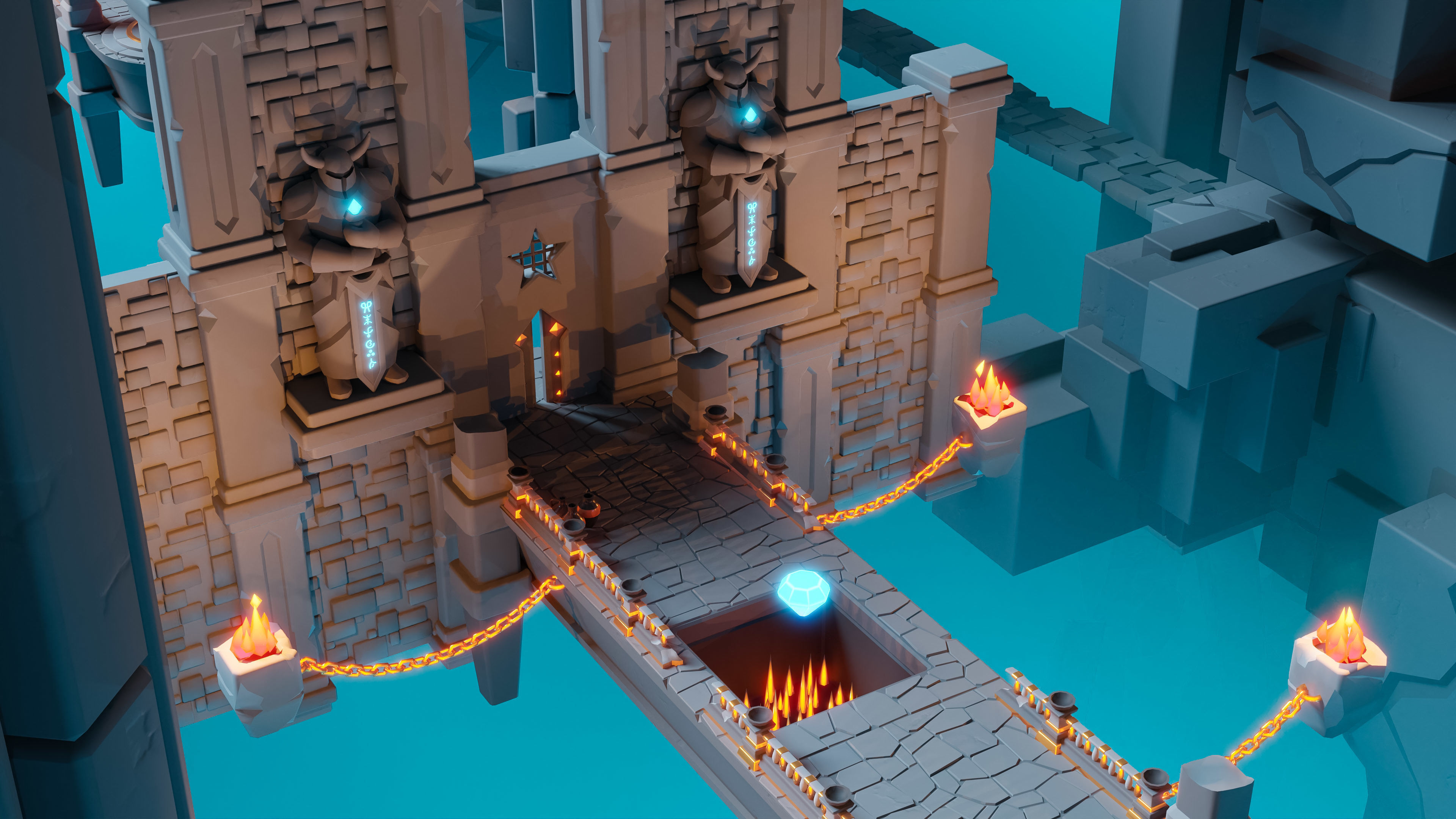 Platformer 8 Underworld Low-poly 3D model_30