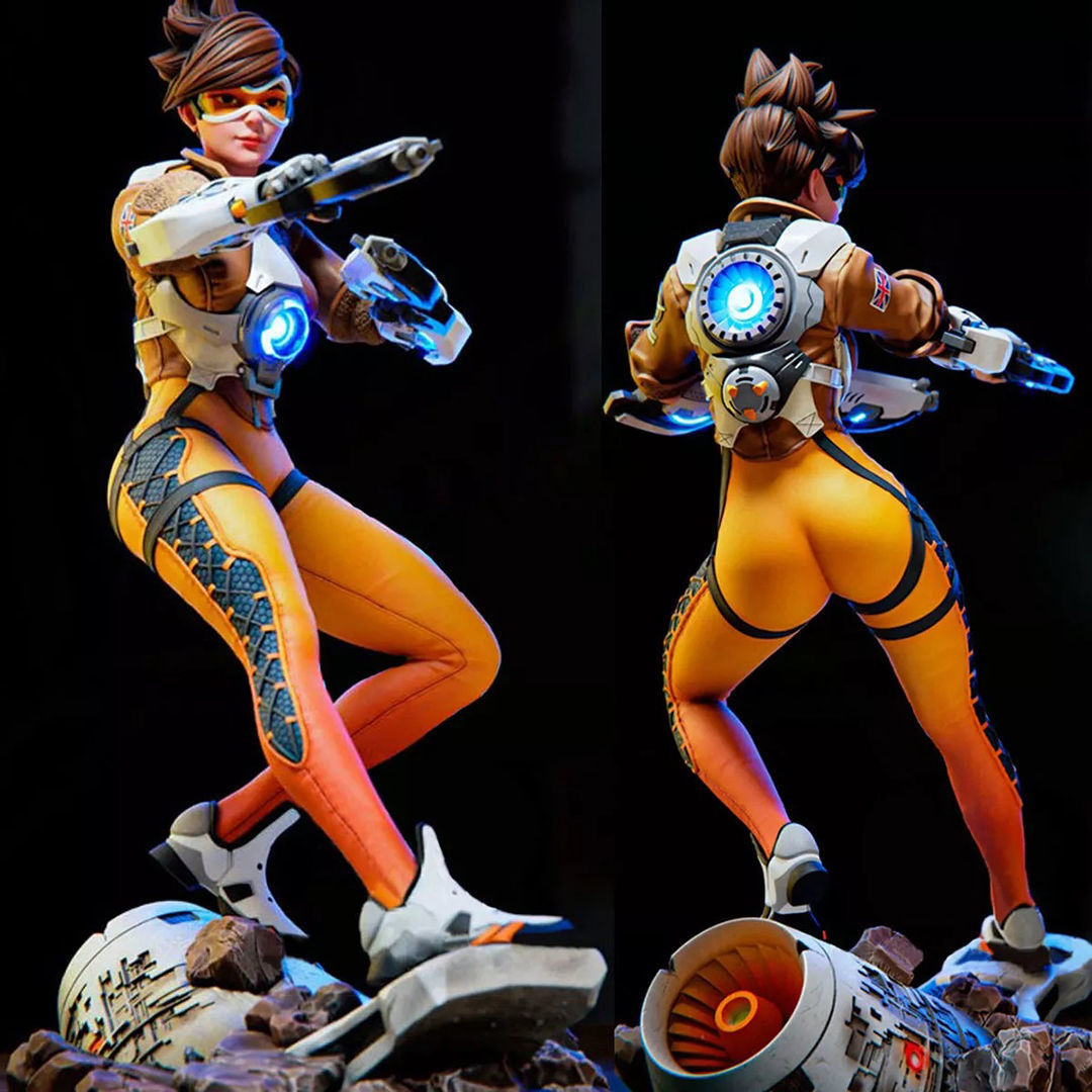 Tracer Overwatch 3D Figures Ready to Print 3D print model_5