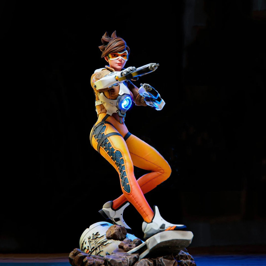 Tracer Overwatch 3D Figures Ready to Print 3D print model_1