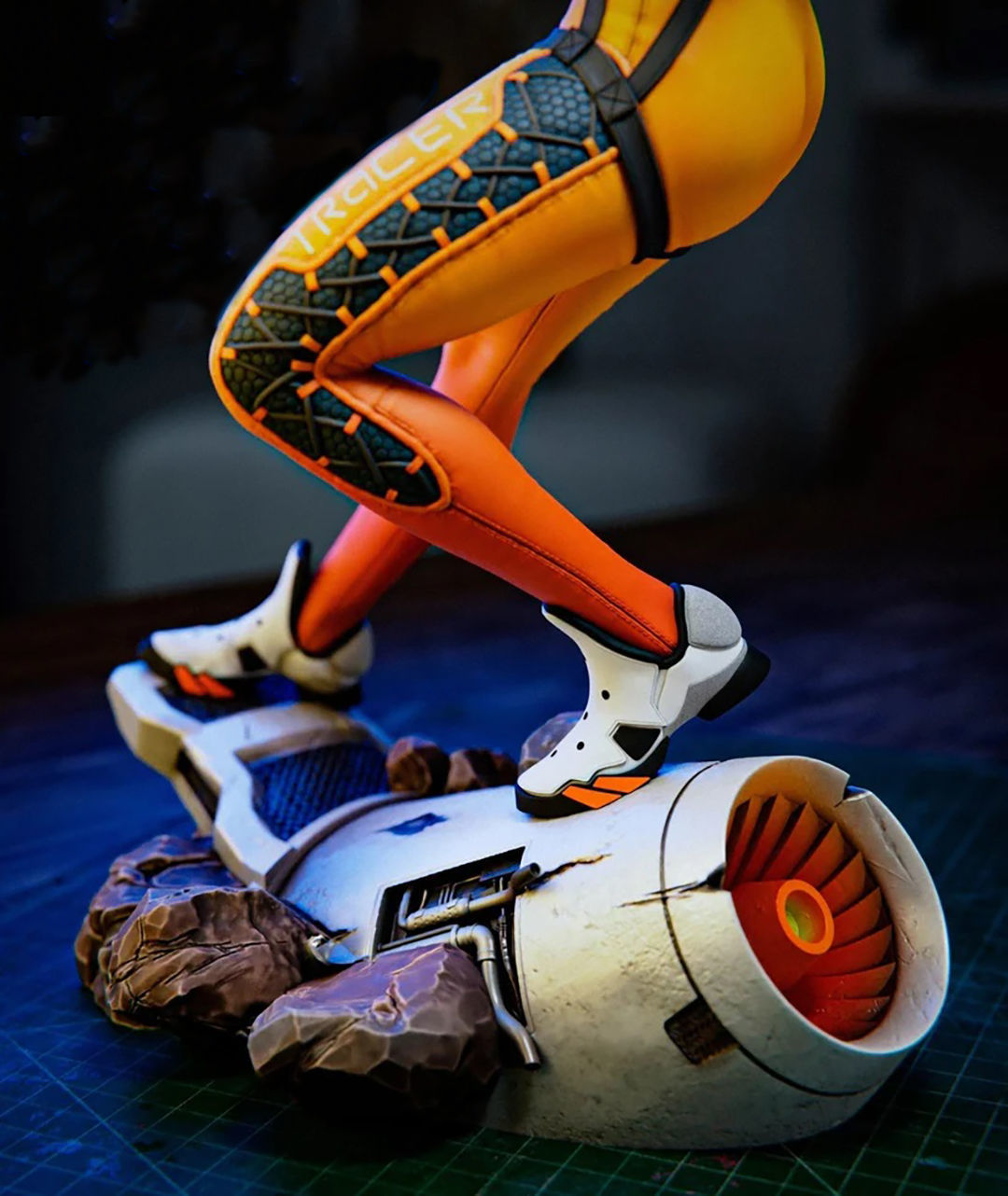 Tracer Overwatch 3D Figures Ready to Print 3D print model_4