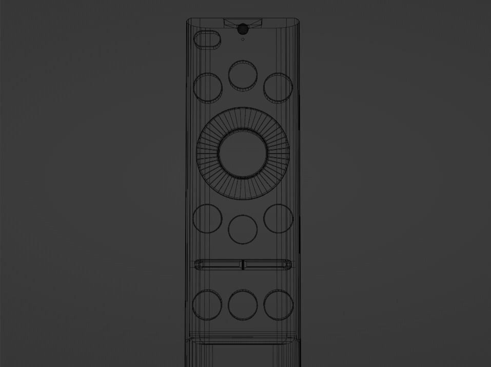 Samsung TV remote control 3D model_8