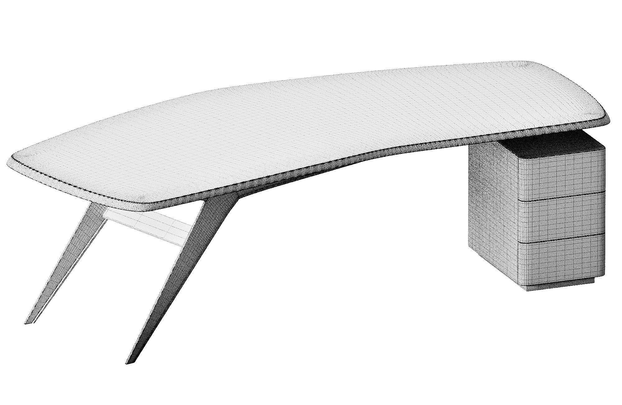 Bonaldo Diver table 3D model_13