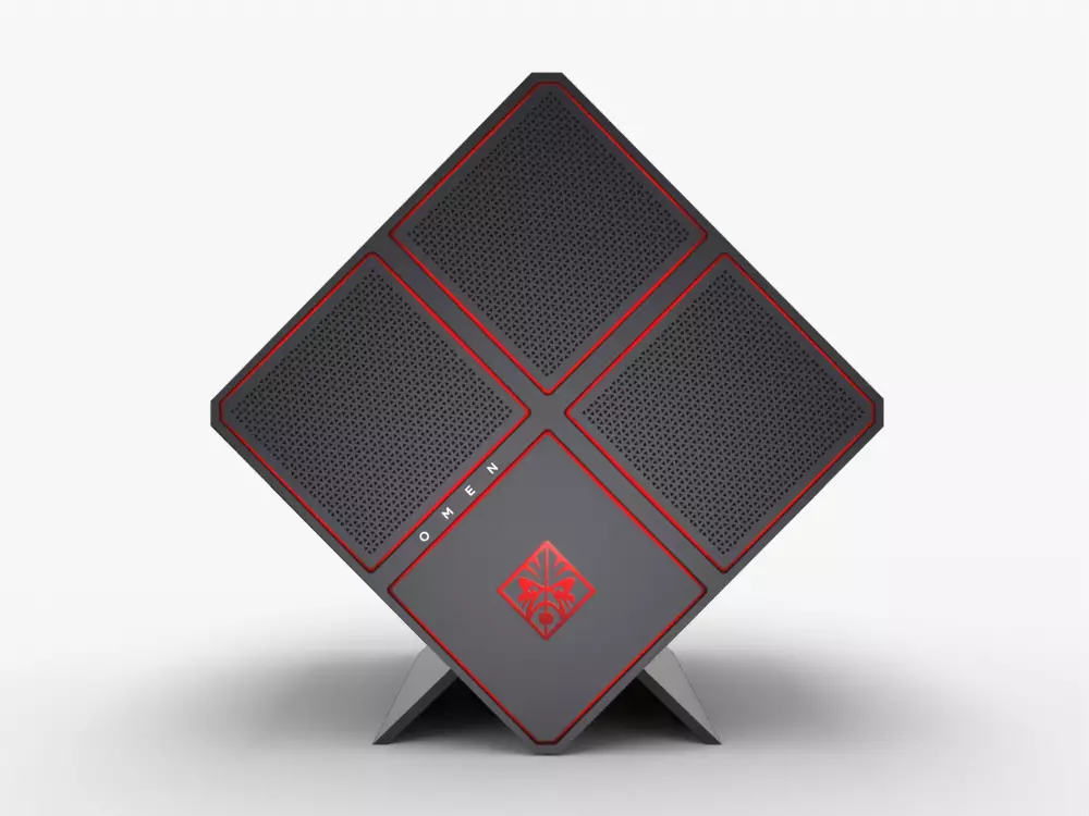 Omen X Gaming PC Low-poly 3D model