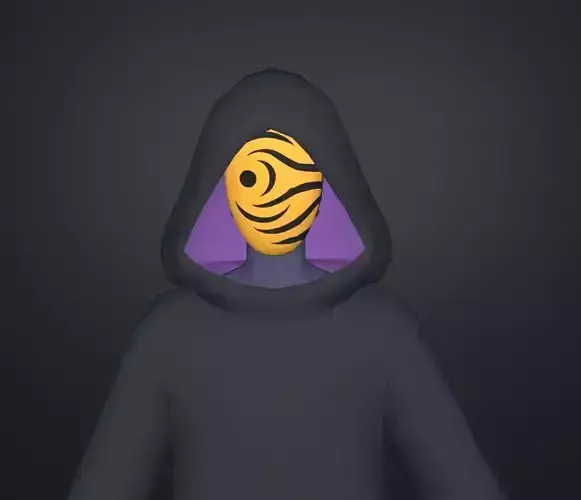 obito masked man 3D model