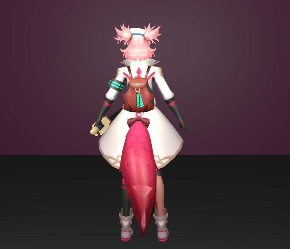 catherine 3D model_4