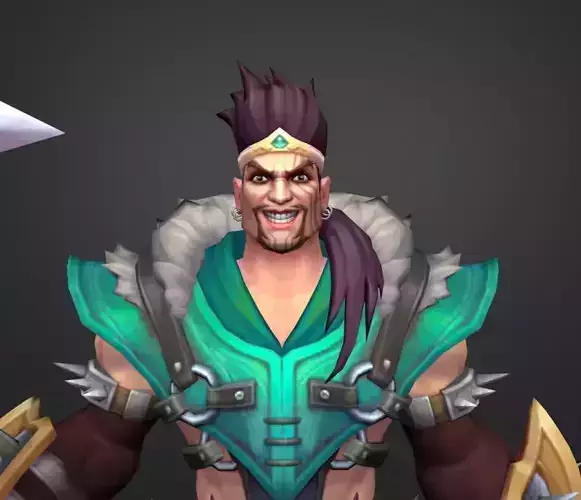 draven wildrift 3D model