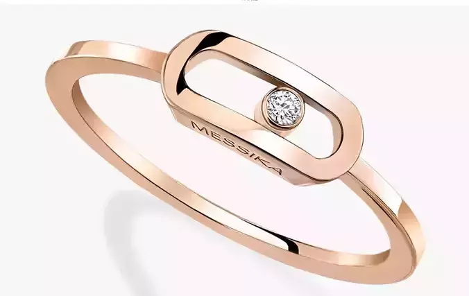 GOLD DIAMOND RING GOLD MOVE UNO