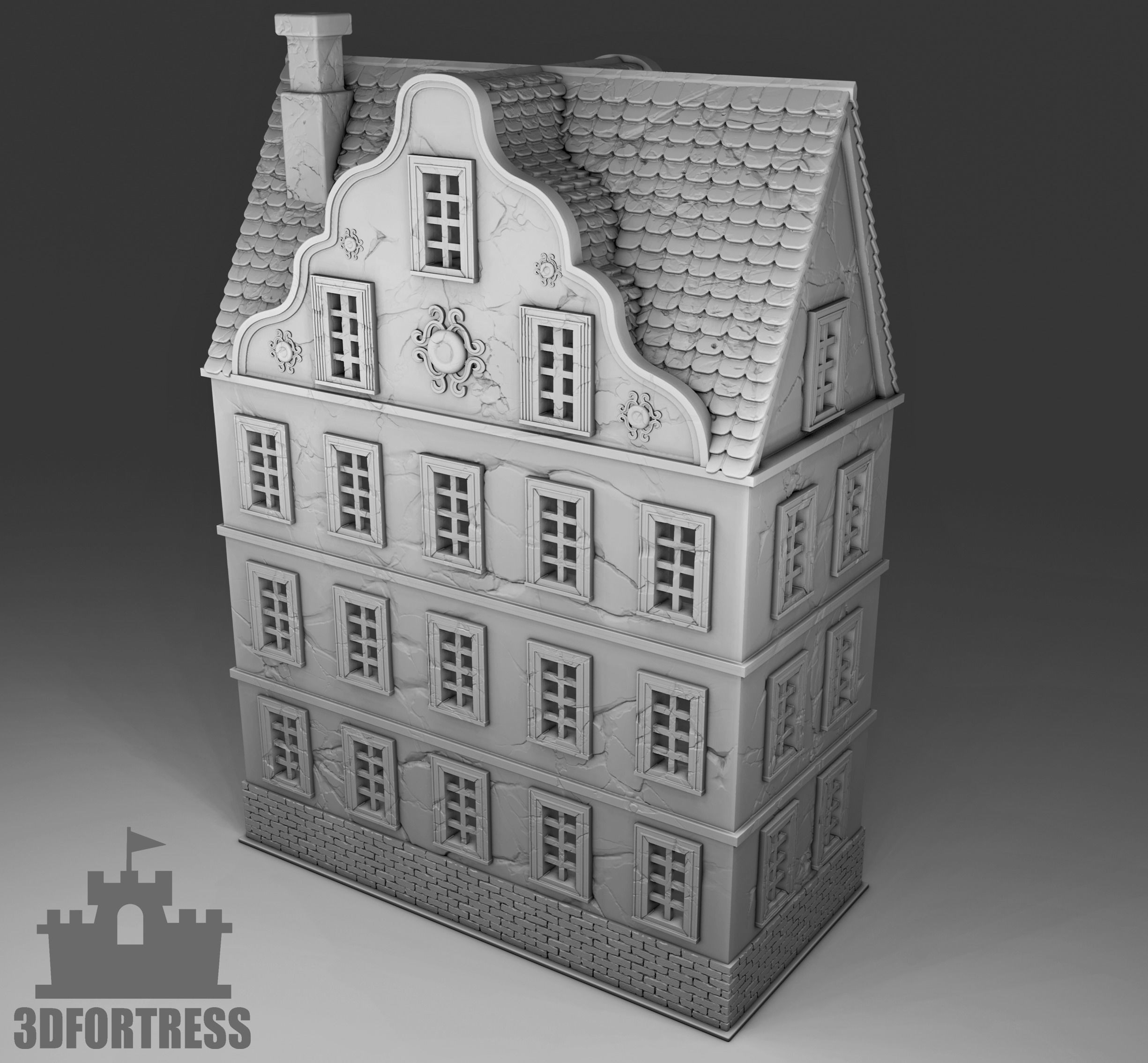  High-rise building 3D print model_2