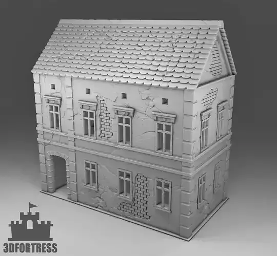 Two-storey brick house