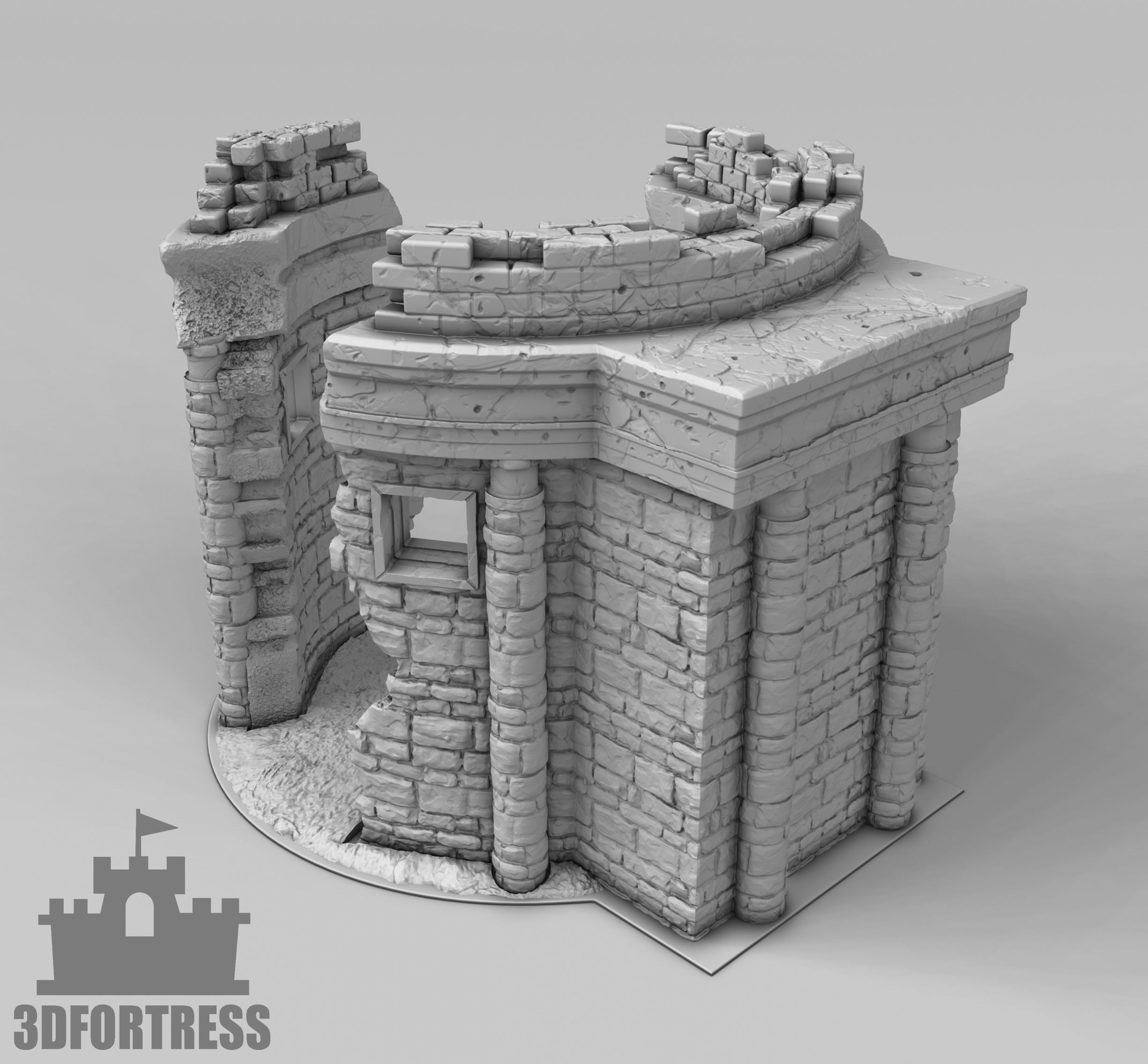  Ruins 3D print model_2