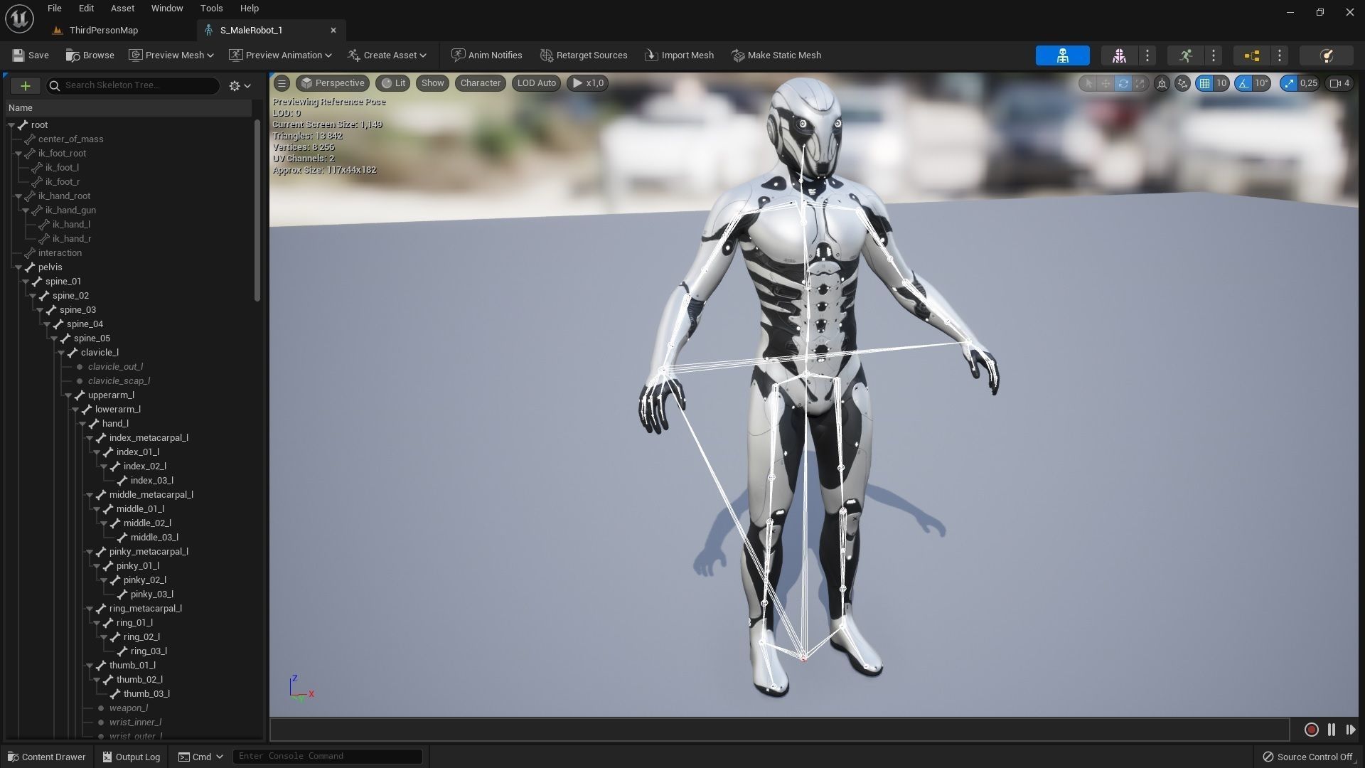 Robot Male 1 Low-poly 3D model_13