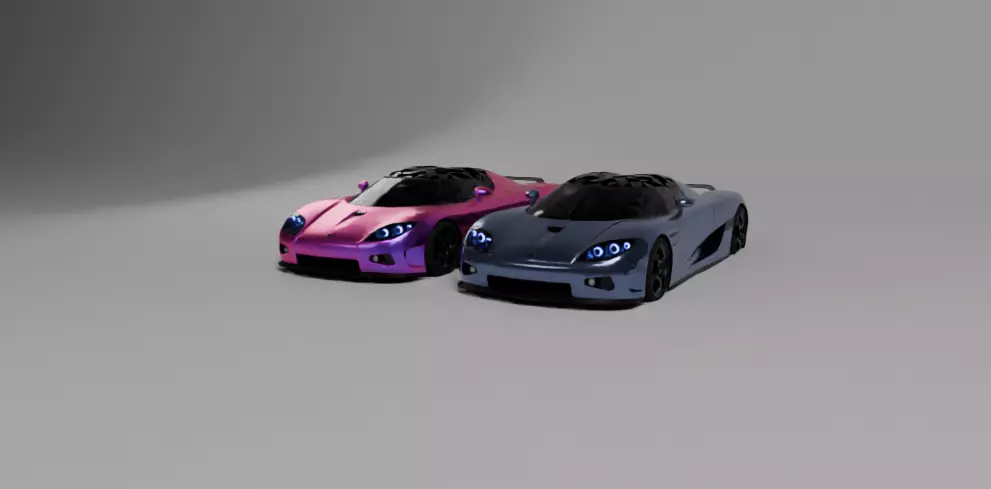 Koenigsegg CCX Free low-poly 3D model