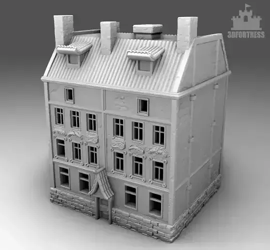  Multi-storey building 3D print model