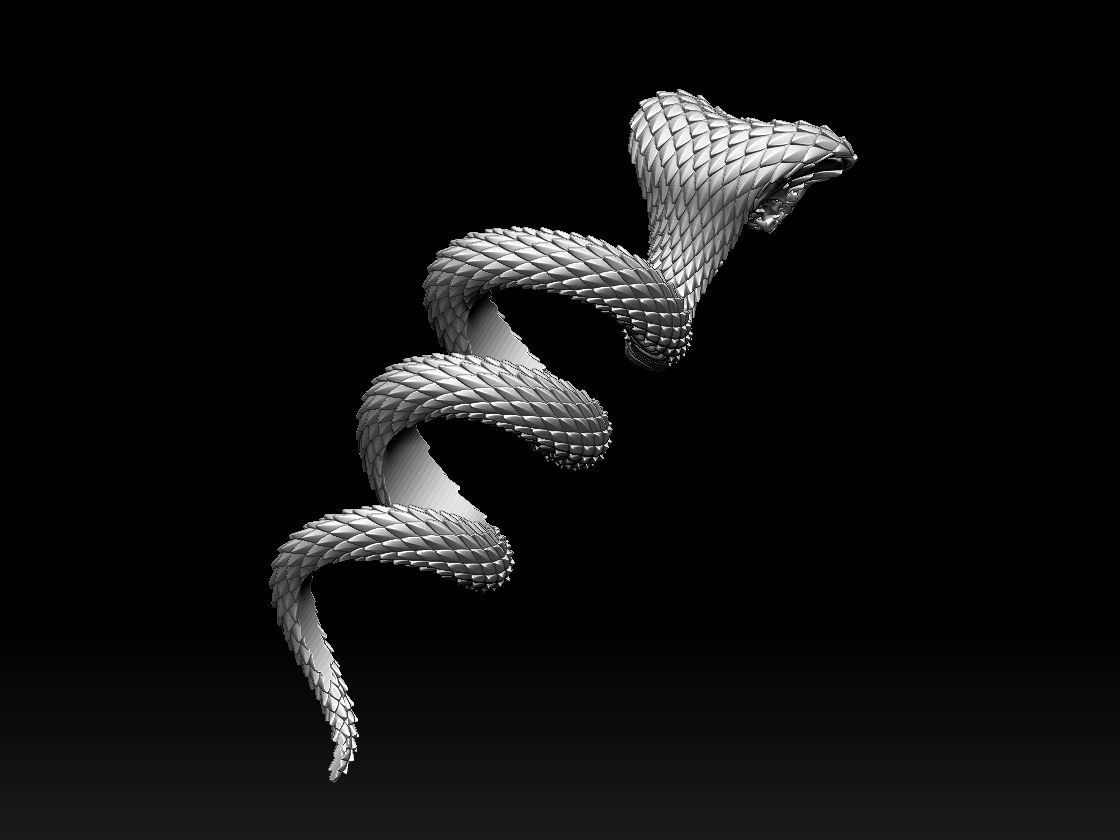 cobra snake 3D print model_2