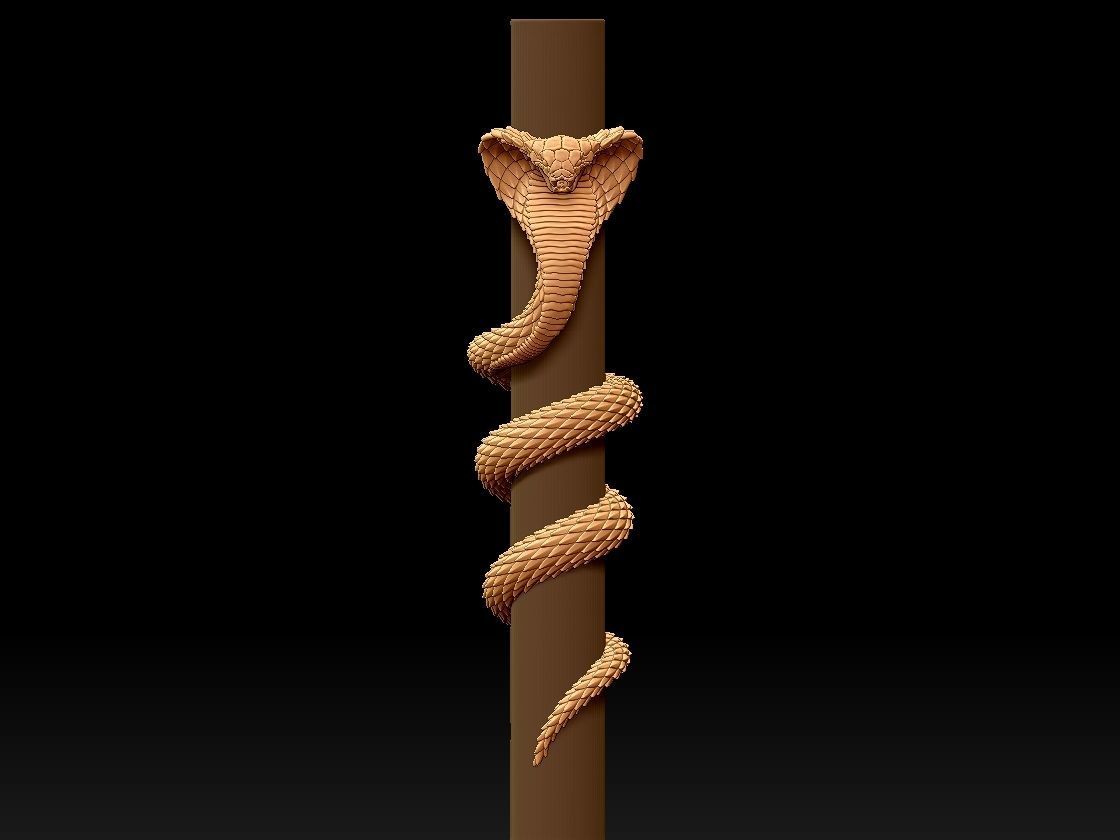 cobra snake 3D print model_35