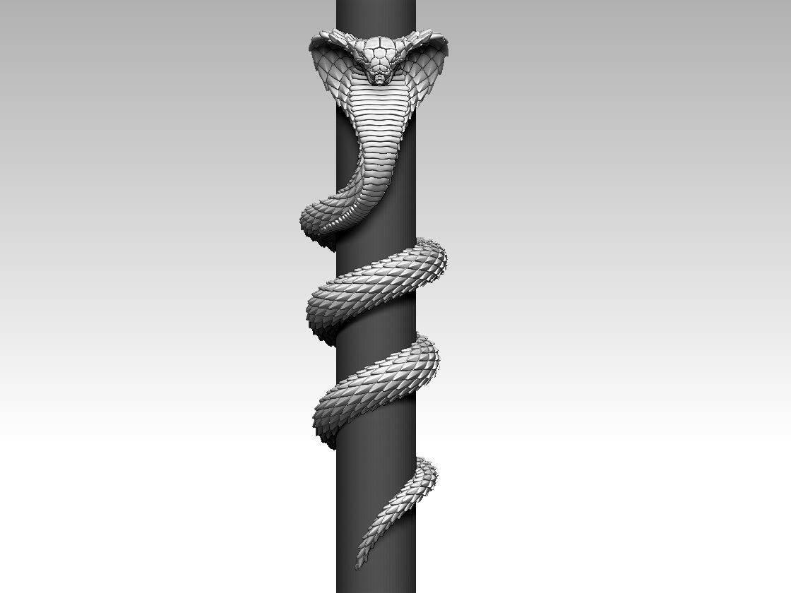 cobra snake 3D print model_19