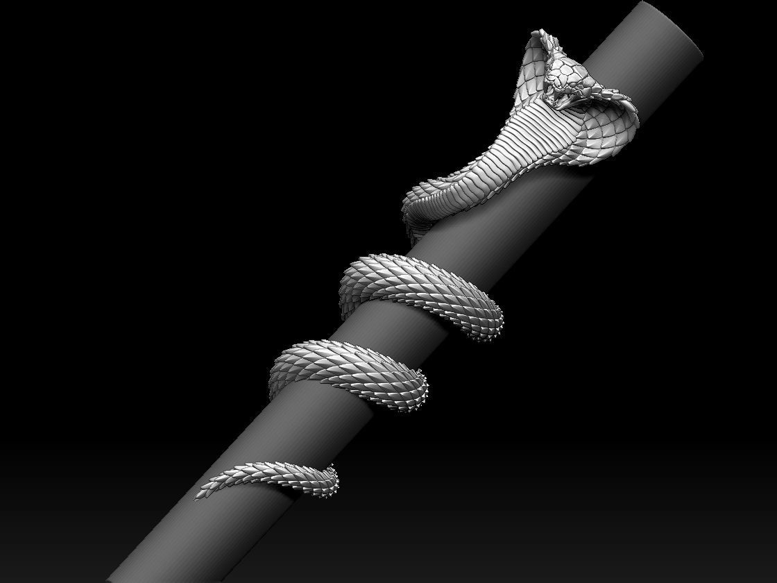 cobra snake 3D print model_4
