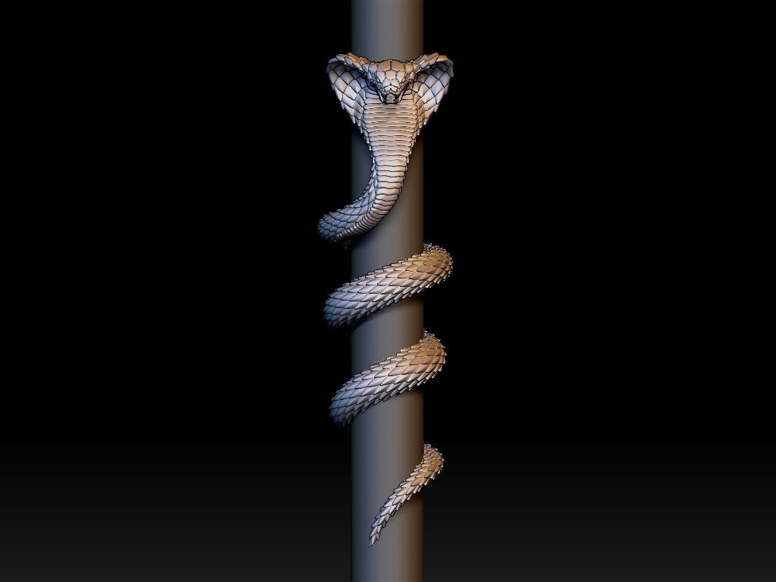 cobra snake 3D print model_9