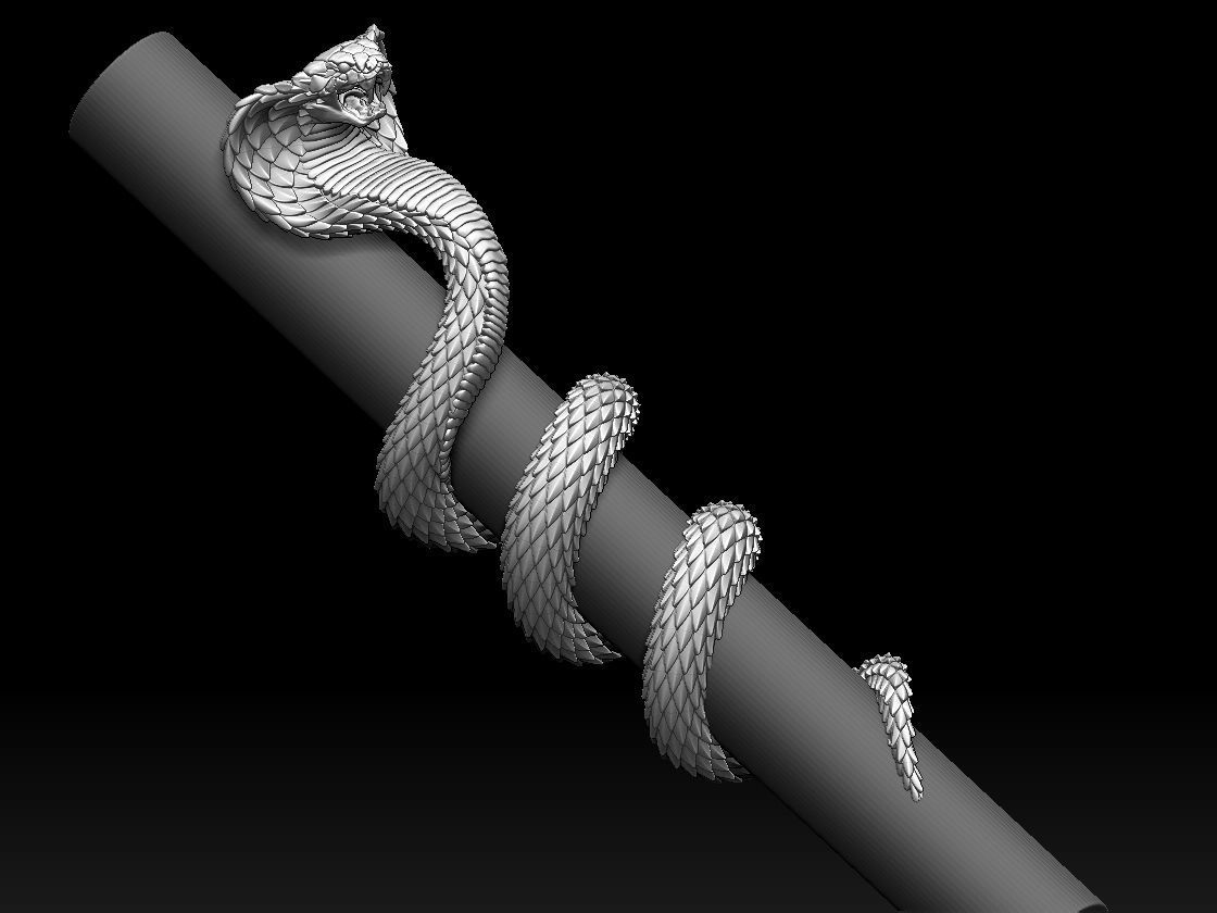 cobra snake 3D print model_11
