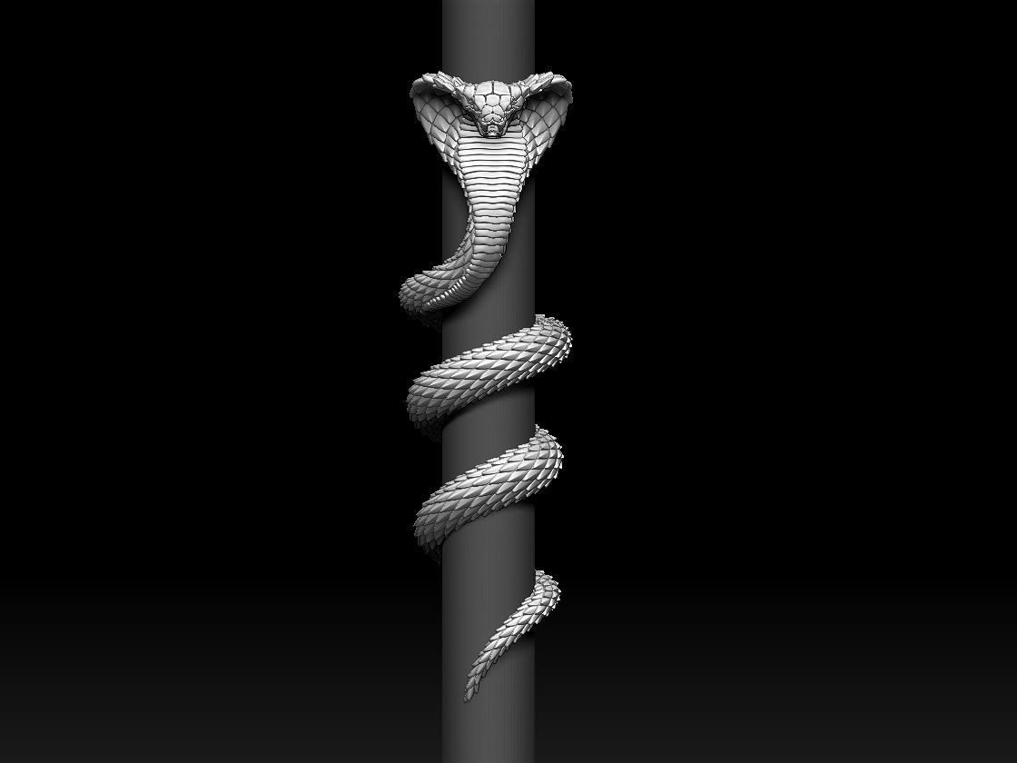 cobra snake 3D print model_3