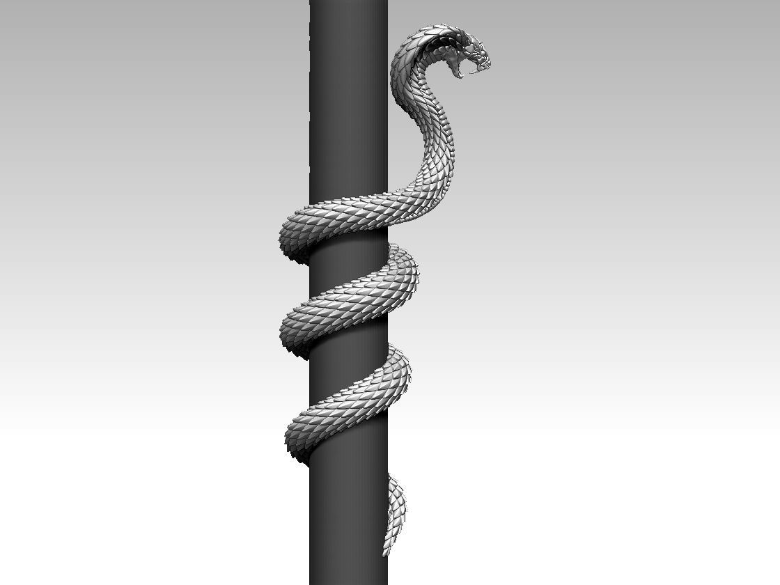 cobra snake 3D print model_15
