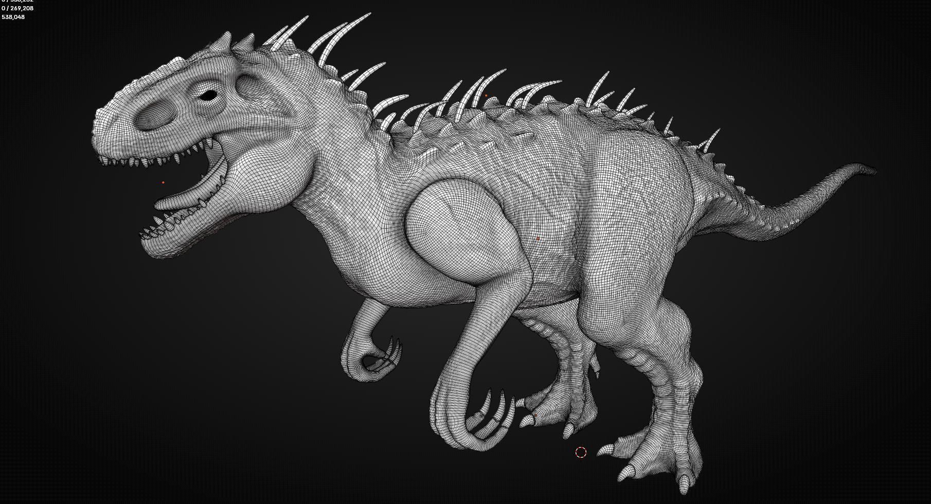 Indominus Rex 3D model_17
