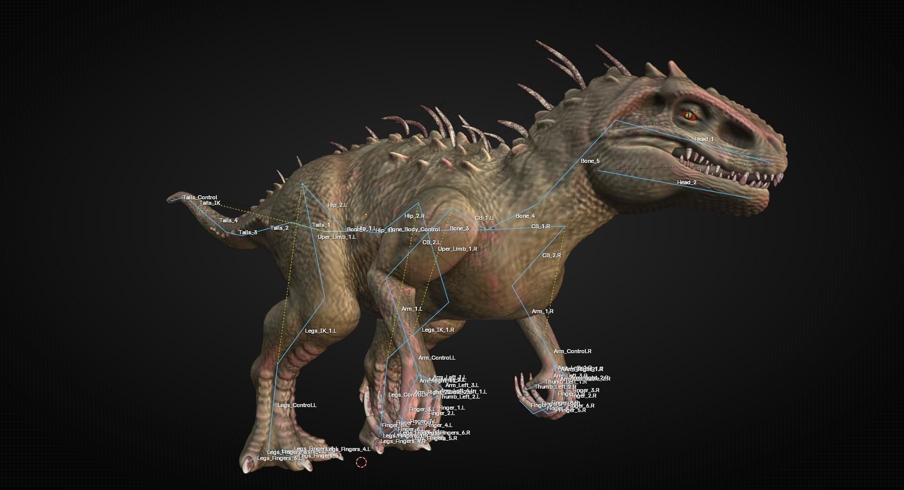 Indominus Rex 3D model_5