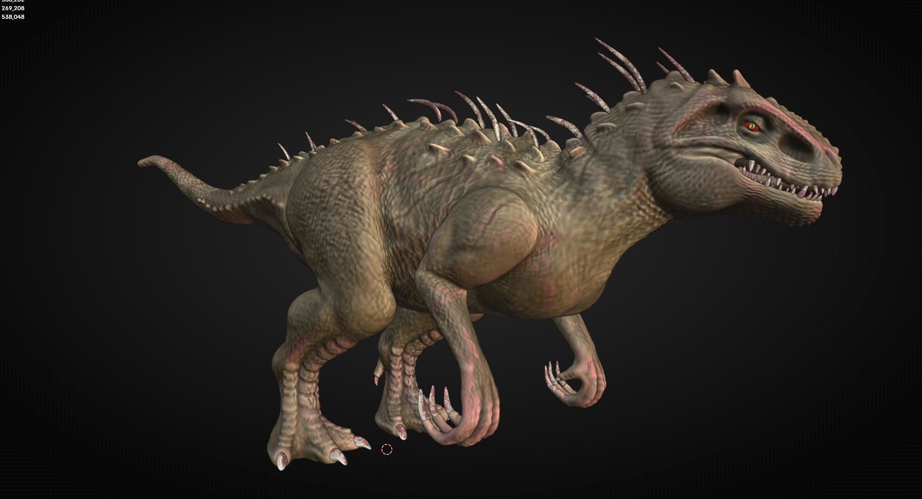 Indominus Rex 3D model_6